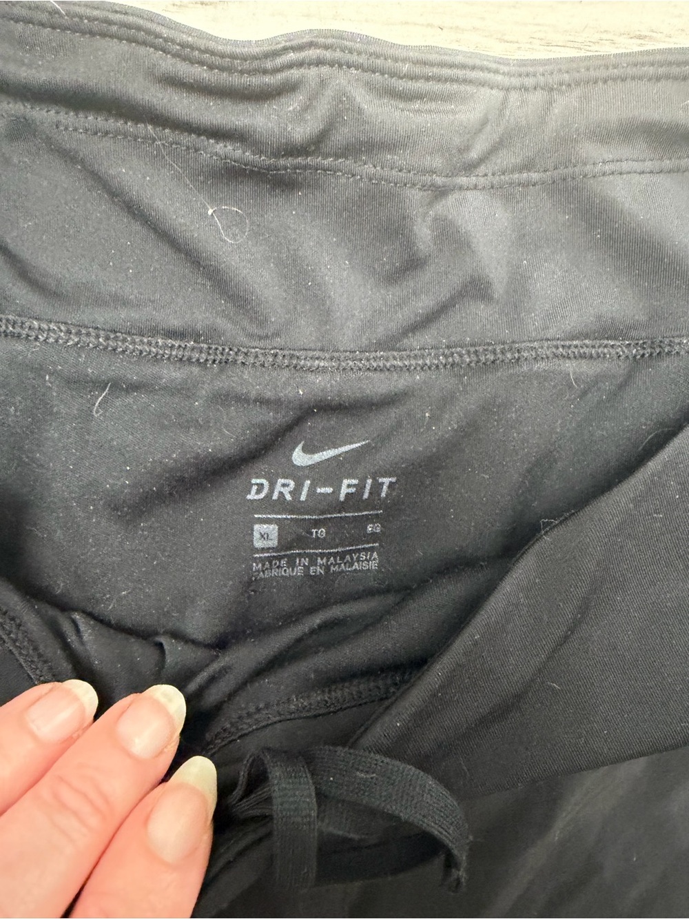 Nike Black Dri-FIT Athletic Shorts with Drawstring - Picture 2 of 5